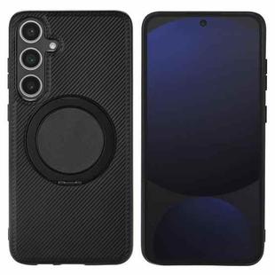 For Samsung Galaxy S24 5G ViLi TCY Series Kevlar Leather Texture Rotating Holder Phone Case(Black)