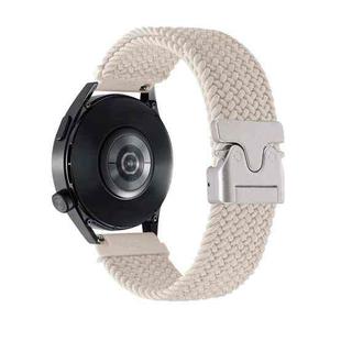 20mm Snap Button Nylon Braided Watch Band(Starlight)