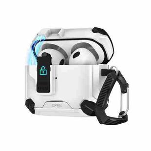 For AirPods Pro 2 Two Color MagSafe Magnetic Holder Earphone Case(Black White)