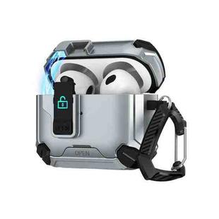 For AirPods Pro 2 Two Color MagSafe Magnetic Holder Earphone Case(Black Grey)
