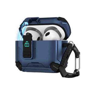 For AirPods Pro 2 Two Color MagSafe Magnetic Holder Earphone Case(Black Blue)
