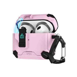 For AirPods 1 / 2 Two Color MagSafe Magnetic Holder Earphone Case(Black Pink)