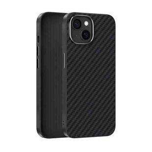 For iPhone 15 ABEEL C Carbon Fiber Series 6D Micro Relief MagSafe Phone Case(Black)