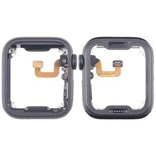 For Apple Watch Series 6 40MM LTE Aluminium Alloy Middle Frame Bezel Plate with Crown Spin Axis Flex Cable(Grey)