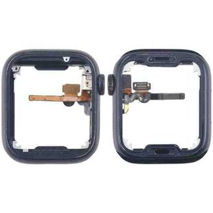 For Apple Watch Series 7 / 8 / 9 41MM LTE Aluminium Alloy Middle Frame Bezel Plate with Crown Spin Axis Flex Cable(Midnight)