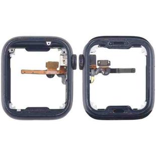 For Apple Watch Series 7 / 8 / 9 41MM GPS Aluminium Alloy Middle Frame Bezel Plate with Crown Spin Axis Flex Cable(Midnight)