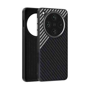For OPPO Find X8 Pro ABEEL C Carbon Fiber Series 6D Micro Relief MagSafe Phone Case(Black Grey)
