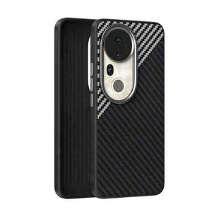 For vivo S20 Pro ABEEL C Carbon Fiber Series 6D Micro Relief MagSafe Phone Case(Black Grey)