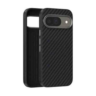 For Google Pixel 9 ABEEL C Carbon Fiber Series 6D Micro Relief MagSafe Phone Case(Black)