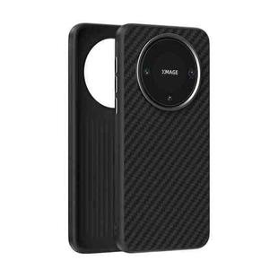 For Huawei Mate 60 ABEEL C Carbon Fiber Series 6D Micro Relief MagSafe Phone Case(Black)