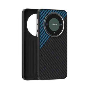 For Huawei Mate 60 Pro / 60 Pro+ ABEEL C Carbon Fiber Series 6D Micro Relief MagSafe Phone Case(Black Blue)