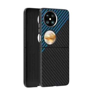 For Huawei Pocket 2 ABEEL C Carbon Fiber Series 6D Micro Relief MagSafe Phone Case(Black Blue)