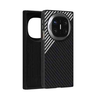 For Huawei Mate X6 ABEEL C Carbon Fiber Series 6D Micro Relief MagSafe Phone Case(Black Grey)