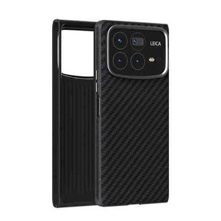 For Xiaomi Mix Fold 4 ABEEL C Carbon Fiber Series 6D Micro Relief MagSafe Phone Case(Black)