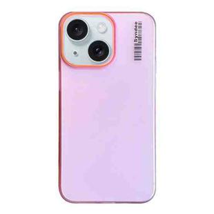 For iPhone 15 Plus Soft Sandy Skin Feel Translucent PC Phone Case(Rose Pink)