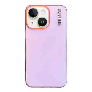 For iPhone 14 Soft Sandy Skin Feel Translucent PC Phone Case(Rose Pink)