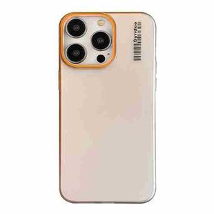 For iPhone 14 Pro Soft Sandy Skin Feel Translucent PC Phone Case(Desert Gold)