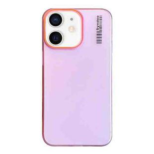 For iPhone 12 Soft Sandy Skin Feel Translucent PC Phone Case(Rose Pink)