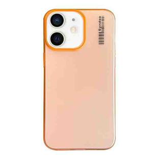 For iPhone 12 mini Soft Sandy Skin Feel Translucent PC Phone Case(Orange)