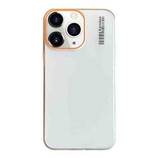 For iPhone 11 Pro Max Soft Sandy Skin Feel Translucent PC Phone Case(Transparent White)