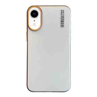 For iPhone XR Soft Sandy Skin Feel Translucent PC Phone Case(Titanium Grey)