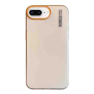 For iPhone 8 Plus / 7 Plus Soft Sandy Skin Feel Translucent PC Phone Case(Desert Gold)