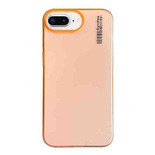 For iPhone 8 Plus / 7 Plus Soft Sandy Skin Feel Translucent PC Phone Case(Orange)