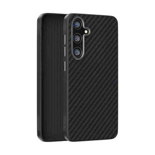 For Samsung Galaxy S25 5G / S24 5G ABEEL C Carbon Fiber Series 6D Micro Relief MagSafe Phone Case(Black)