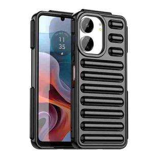 For Xiaomi Poco M6 5G Capsule Series Candy Color IMD Phone Case(Black)