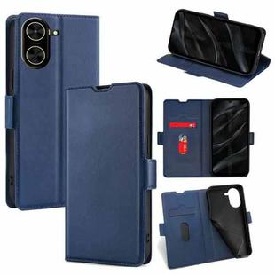 For Redmi A5 4G 171.7mm Ultra-thin Voltage Side Buckle Horizontal Flip Leather Phone Case(Blue)