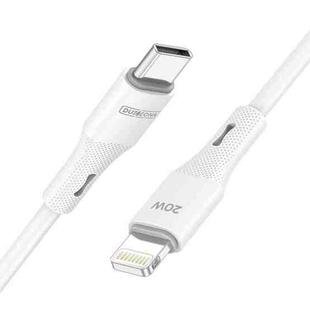 DUZZONA A10 PD20W 480Mbps Type-C to 8 Pin Fast Charging Cable, Length:1m(White)