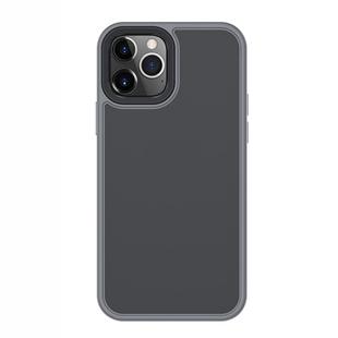 For iPhone 12 / 12 Pro Benks Skin Hand Feeling Series Anti-fall Frosted PC+ TPU Case(Grey)