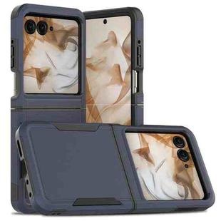 For Motorola Razr 50 2 in 1 PC + TPU Phone Case(Dark Blue)