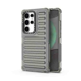 For Samsung Galaxy S25 Ultra 5G High Transparency TPU Hybrid PC Airbag Phone Case(Transparent Black)