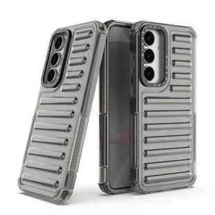 For Samsung Galaxy S25+ 5G High Transparency TPU Hybrid PC Airbag Phone Case(Transparent Black)