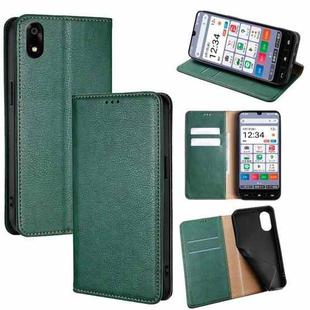For ZTE Kantan Sumaho 4 A402ZT Gloss Oil Solid Color Magnetic Leather Phone Case(Green)