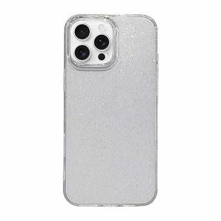 For iPhone 16 Pro Max Starry Sky Glitter Clear TPU Phone Case(Transparent)