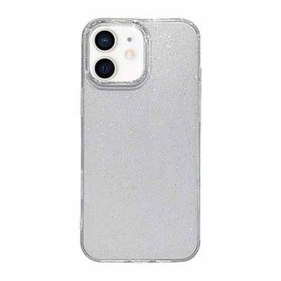 For iPhone 12 Starry Sky Glitter Clear TPU Phone Case(Transparent)