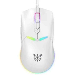 ONIKUMA CW929 RGB 6400DPI Wired Mouse(White)