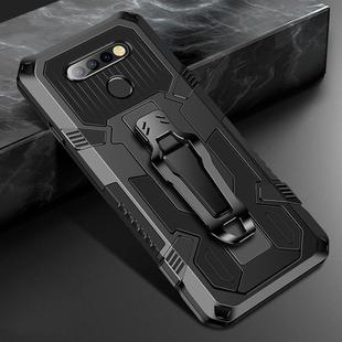 For LG Stylo 6 Armor Warrior Shockproof PC + TPU Protective Case(Black)