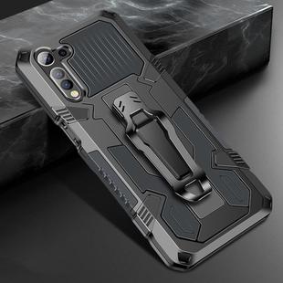 For OPPO Realme 6 Armor Warrior Shockproof PC + TPU Protective Case(Grey)