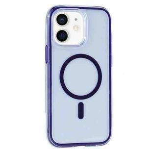 For iPhone 12 / 12 Pro Vacuum Airbag Y2 Series Transparent MagSafe Magnetic Phone Case(Purple)