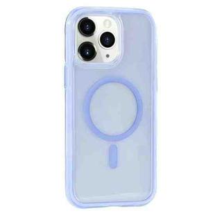 For iPhone 11 Pro Max Vacuum Airbag Y2 Series Transparent MagSafe Magnetic Phone Case(Lilac)