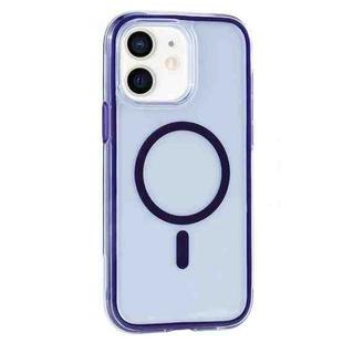 For iPhone 11 Vacuum Airbag Y2 Series Transparent MagSafe Magnetic Phone Case(Purple)