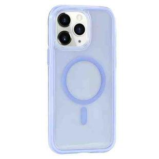 For iPhone 11 Pro Vacuum Airbag Y2 Series Transparent MagSafe Magnetic Phone Case(Lilac)