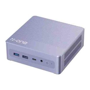 N-one NPC S Windows 11 Pro Mini PC, Intel Alder Lake N95, Support HDMI / RJ45, Plug Type:UK Plug(Grey)