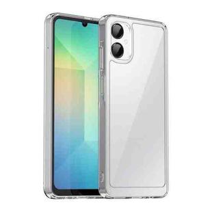 For Samsung Galaxy A06 5G Colorful Series Acrylic Hybrid TPU Phone Case(Transparent)