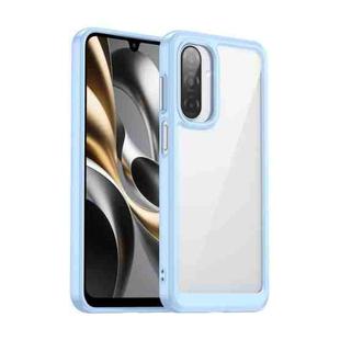 For Samsung Galaxy A17 5G Colorful Series Acrylic Hybrid TPU Phone Case(Blue)