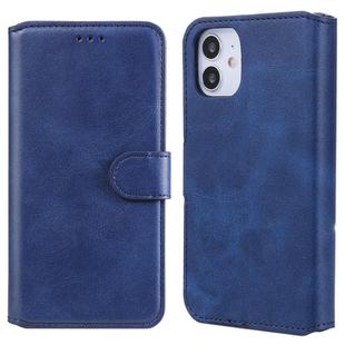 For iPhone 12 mini Classic Calf Texture PU + TPU Horizontal Flip Leather Case, with Holder & Card Slots & Wallet(Blue)