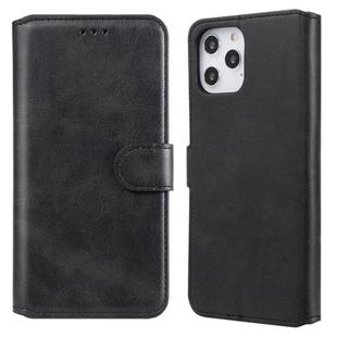 For iPhone 12 Pro Max Classic Calf Texture PU + TPU Horizontal Flip Leather Case, with Holder & Card Slots & Wallet(Black)